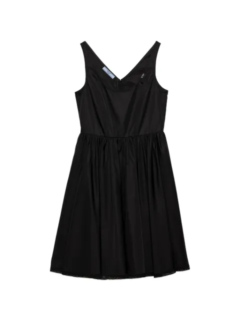 Prada Re-nylon mini-dress Black 230755SOOO1WQ8