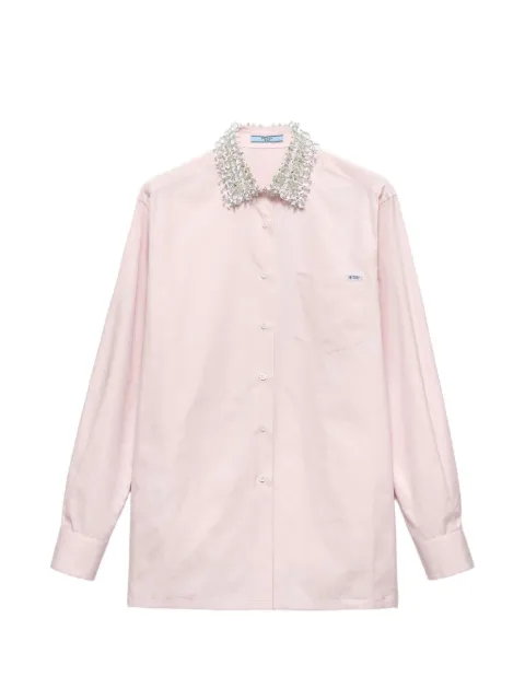 Prada poplin shirt Pink P453JRSOOO1XV2