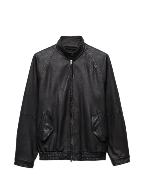 Prada nappa leather blouson jacket Black 58A282SOOO19WC