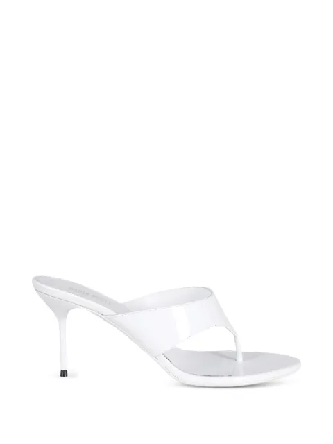 Paris Texas Lidia patent-leather mules White PX1951098