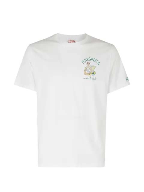 MC2 Saint Barth Portofino embroidered T-shirt White PORTOFINO098