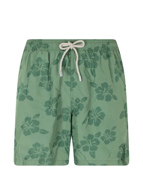 MC2 Saint Barth Lighting Ultralight hibiscus-print swim shorts Green LIGHTINGULTRALIGHT098