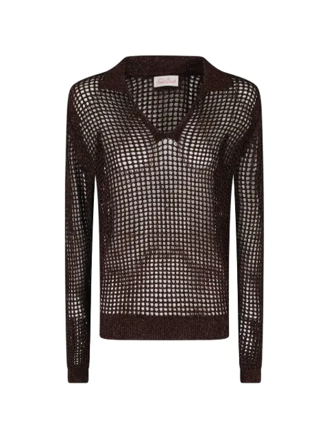 MC2 Saint Barth mesh top Brown NASSIMESH