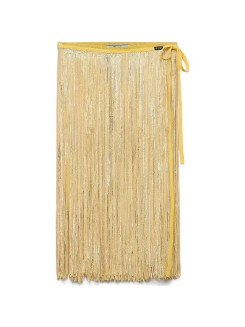 Prada skirt with sequin fringe Yellow P189IRSOOO192K