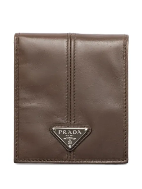 Prada leather wallet with coin purse Brown 2MO7382CX7