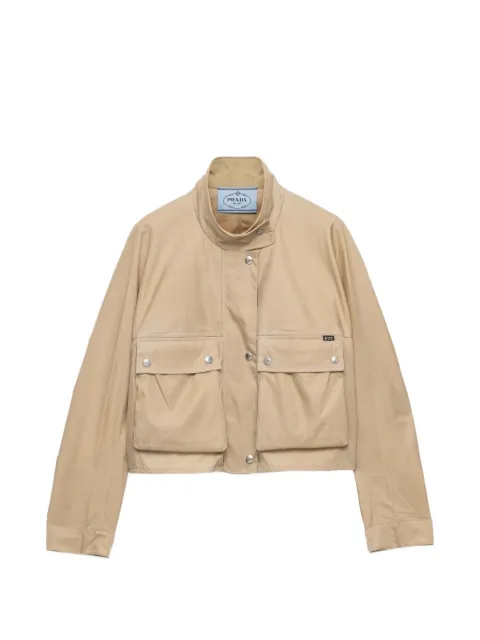 Prada washed Re-nylon jacket Neutrals 29S362SOOO19YE