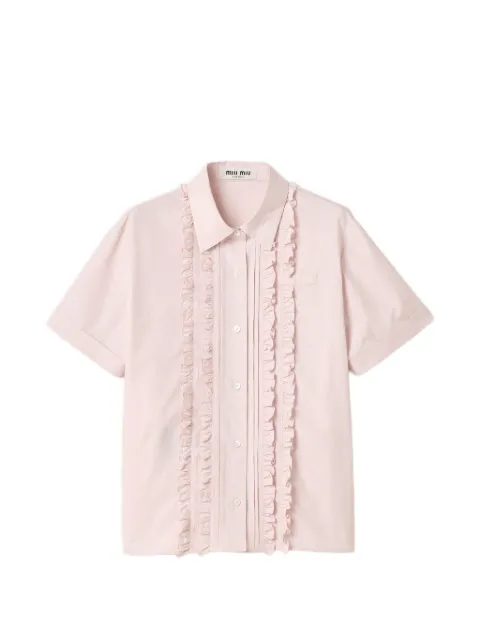 Miu Miu poplin shirt Pink MK2044SOOO10RG