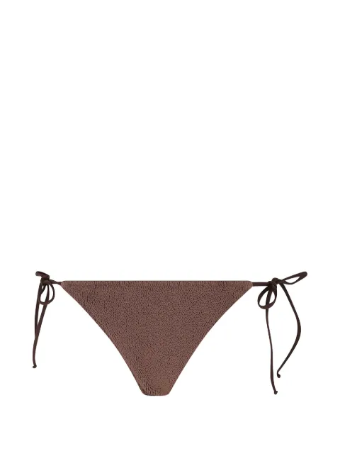 MC2 Saint Barth Virgo crinkle-effect bikini bottoms Brown VIRGOW