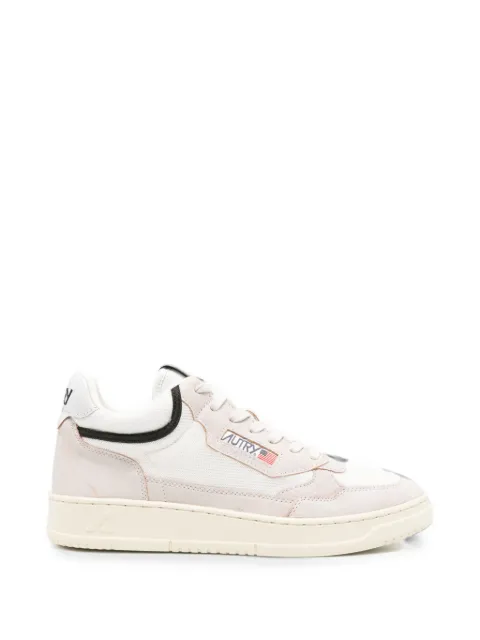 Autry panelled logo-patch sneakers Neutrals AOMMCE22