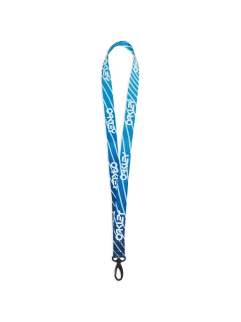 Oakley Wanderlust logo-print lanyard Blue FOS901051