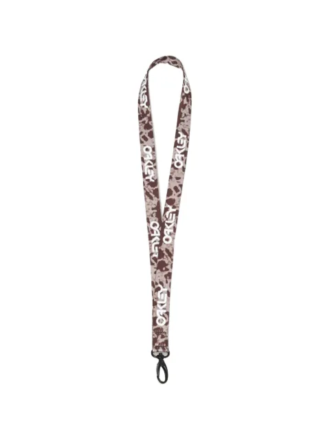 Oakley logo-print lanyard Brown FOS9010519V7