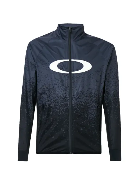 Oakley pixel-print MTB jacket Blue FOA40020699G