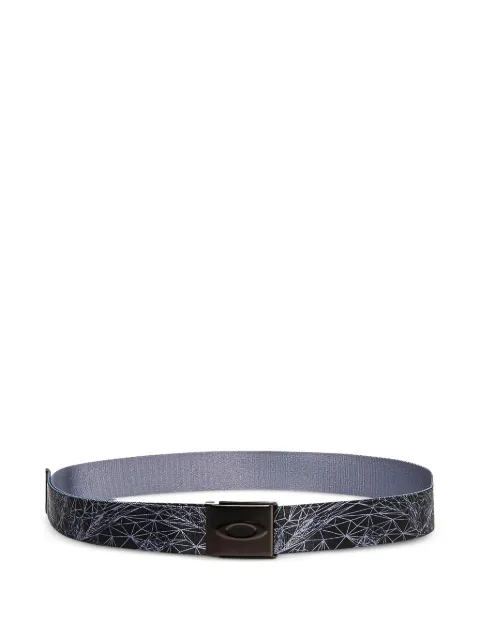 Oakley Ellipse geometric-print belt Black 961850B50B5