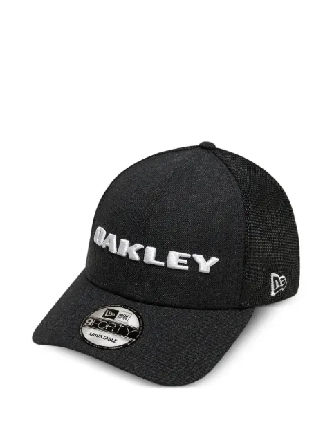 Oakley x New Era heathered snapback baseball hat Black 911523