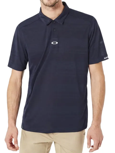 Oakley Aero Ellipse logo-print polo shirt Blue 4340346AC