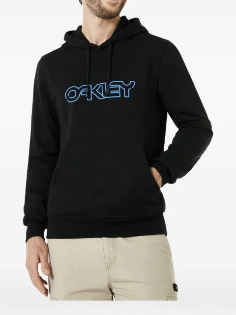 Oakley logo-detail drawstring hoodie Black 472434