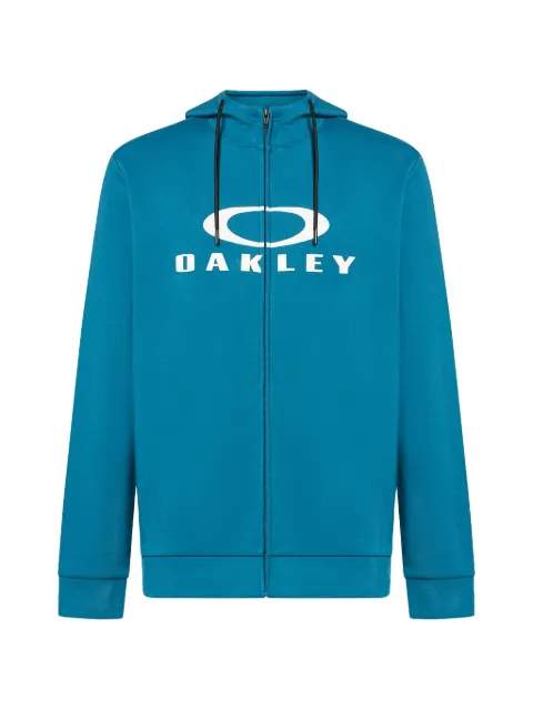 Oakley Bark FZ 2.0 logo-print hoodie Blue FOA402598