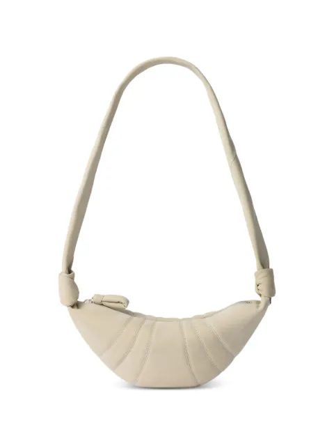 LEMAIRE small Croissant bag in alpaca nubuck Neutrals BG0234LL0189