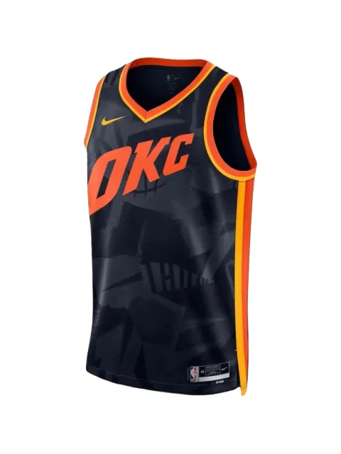 Nike NBA Oklahoma City Thunder City Edition jersey Blue DX8543
