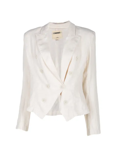 L'Agence Emerson structured blazer White 10039FLIVIWH