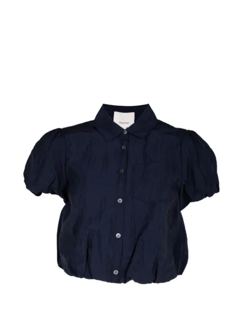 Cinq A Sept Allinae puff-sleeve button-down shirt Blue ZS4975130Z