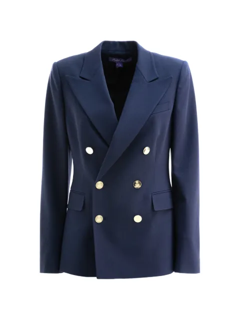 Ralph Lauren Collection double-breasted peak-lapels blazer Blue 290963057002