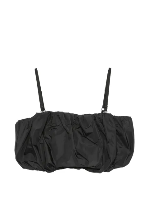 Juun.J gathered cropped top Black JW6564W565