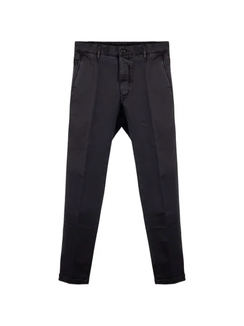 Incotex slim-fit chino trousers Black 16S1039664C824