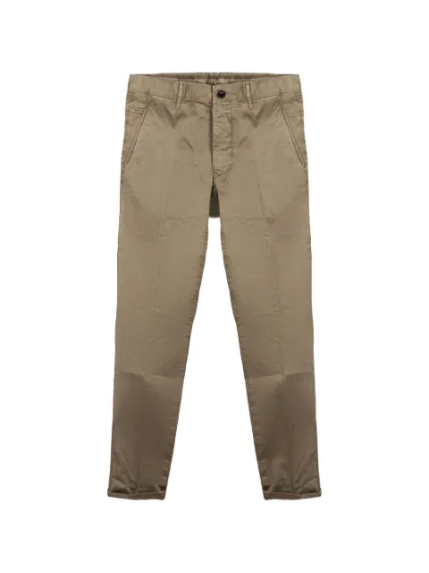 Incotex slim-fit chino trousers Green 16S1039664C519