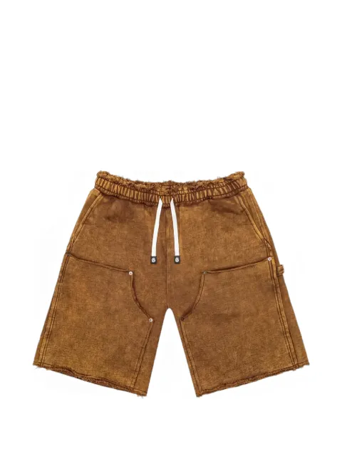 GODSPEED distressed carpenter shorts Brown GS194