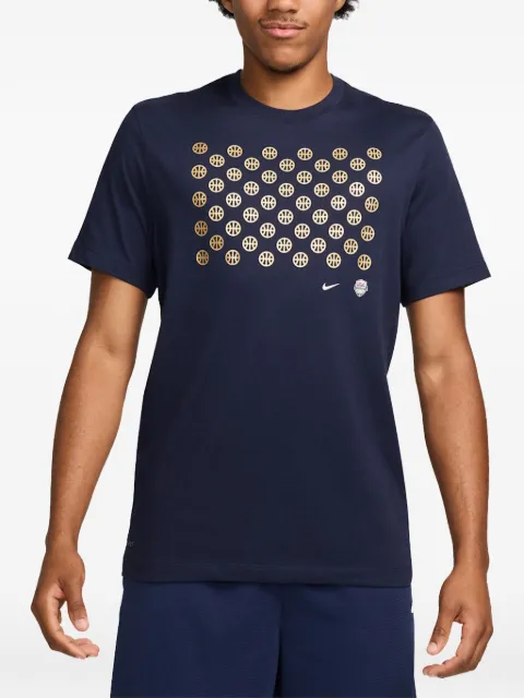 Nike USA Olympics 24 Team T-shirt Blue FQ3631