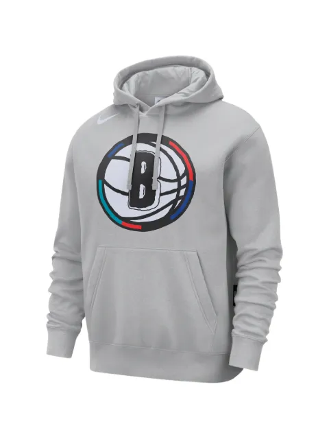 Nike x NBA Brooklyn Nets jersey "Grey" hoodie Grey FB4812