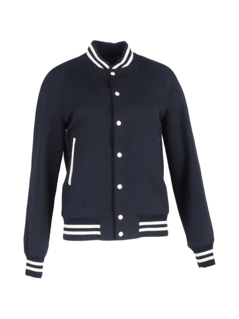 SANDRO striped varsity jacket Blue MRPPUGBCL457329M