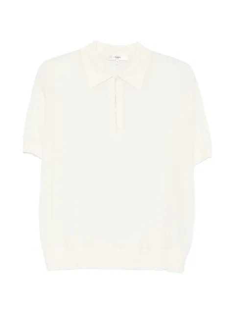 FRAME classic-shaped polo shirt Neutrals WE26KSW018