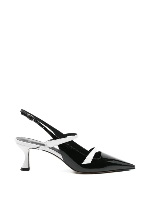 Alexandre Birman patent-leather slingback pumps Black B060610001