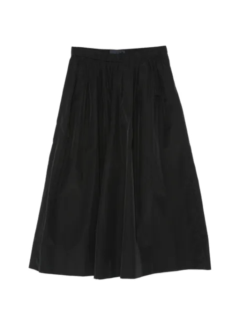 Juun.J elasticated-waistband pleated palazzo pants Black JW6521W535