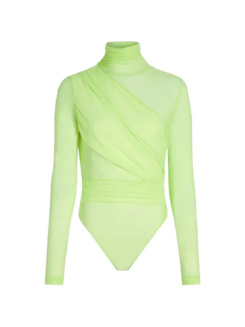 GAUGE81 Patra draped bodysuit Green 124319