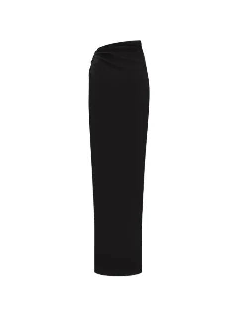 GAUGE81 Paita draped maxi skirt Black 323229