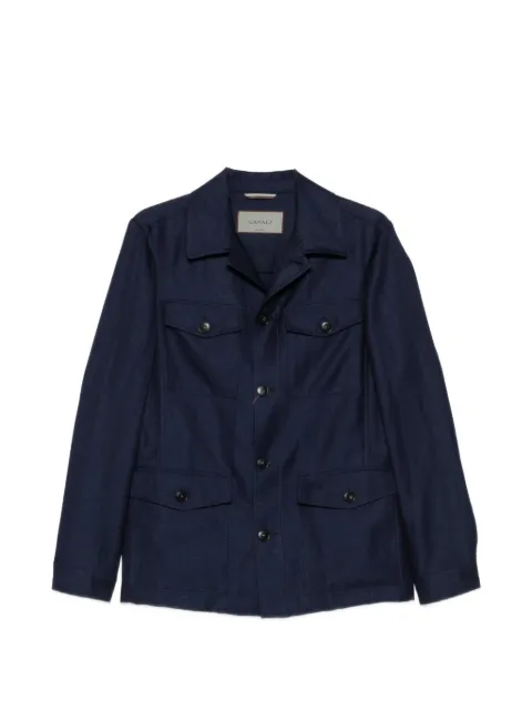 Canali four-pocket jacket Blue AV0597231247