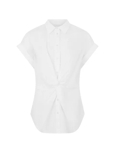 Lauren Ralph Lauren twist-front shirt White 200903088