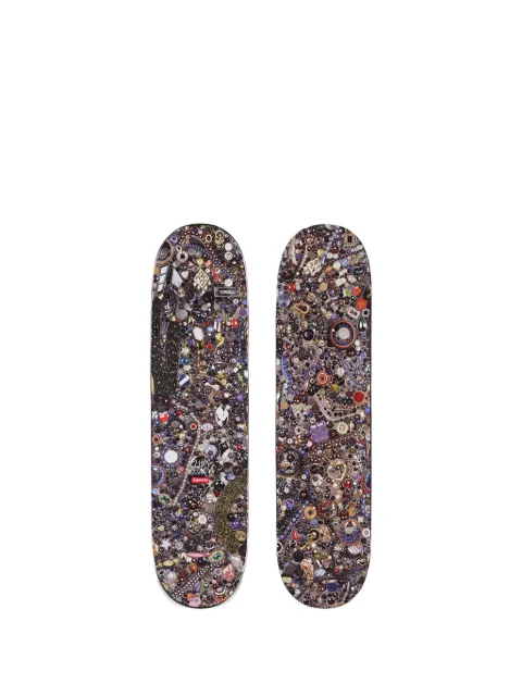 Supreme x Mike Kelley graphic-print skateboard Black SU27481
