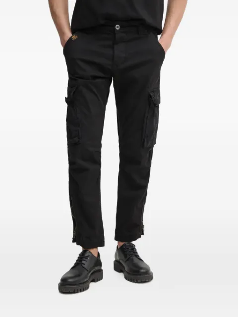 Alpha Industries Task Force zip-detail trousers Black 106203
