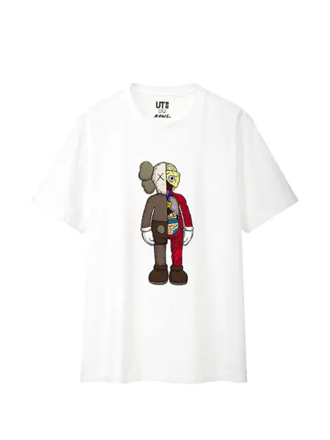 KAWS x Uniqlo Flayed T-shirt White KAWS202501