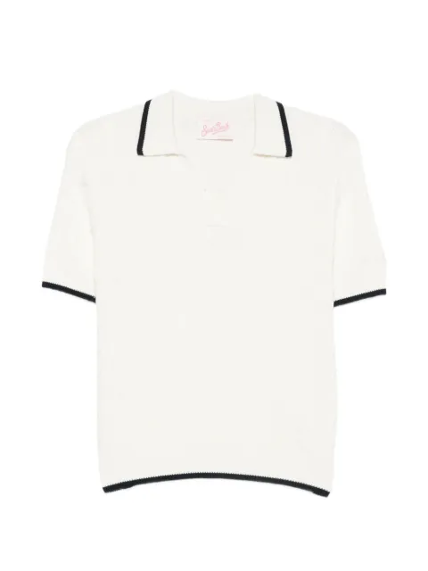 MC2 Saint Barth Amaris Braid cable-knit T-shirt Neutrals AYS0001