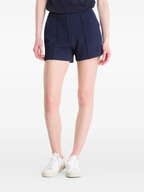 GUESS USA Pique contrast-trim seamed shorts Blue V6GD01K2927A71W
