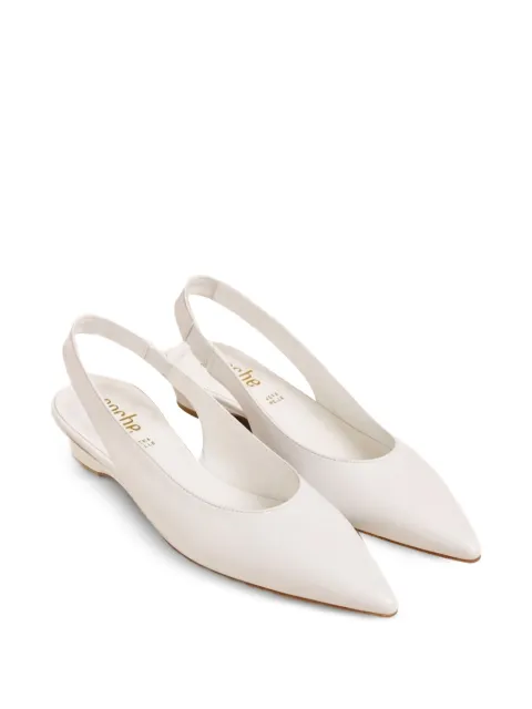 Poche Paris pointed-toe slingback pumps Neutrals FWCLARISE500136