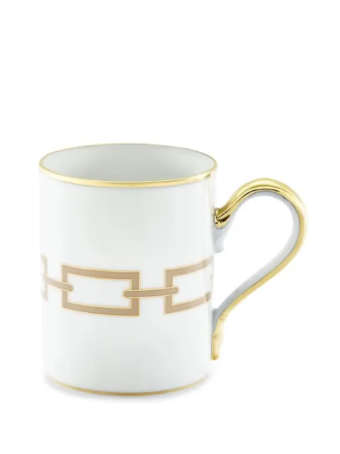 GINORI 1735 Catene chain-link mug White 0040400135600