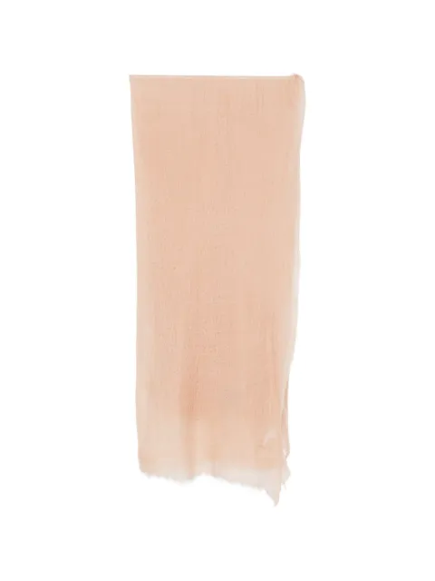 MOULETA frayed-edge scarf Neutrals 612605