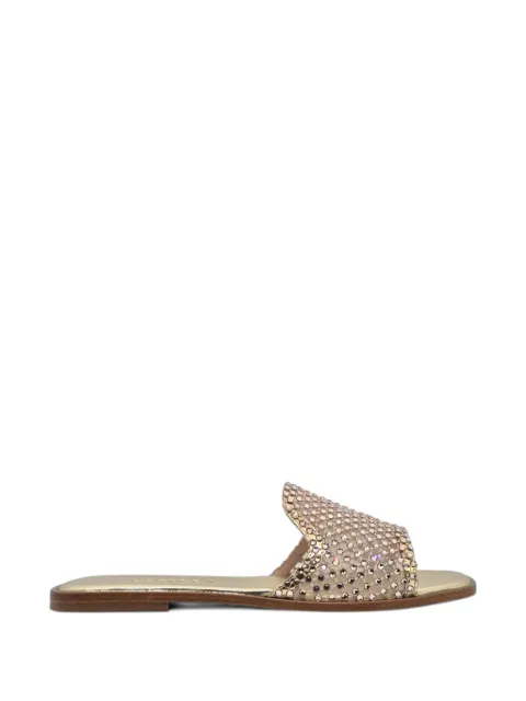 Le Silla Gilda crystal-embellished mesh sandals Gold 4697020MCPPSSTE