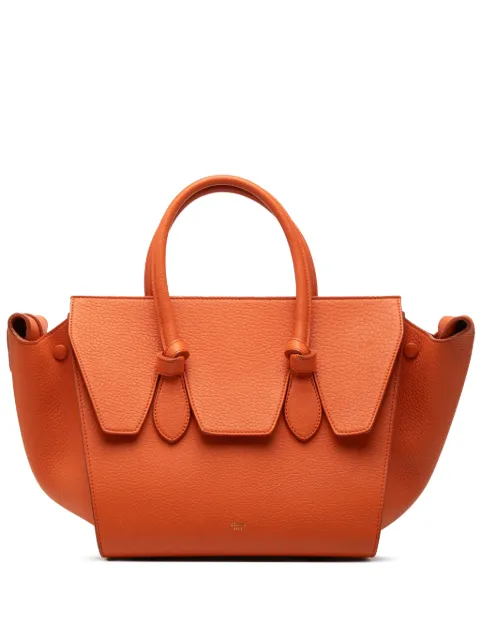 Celine Pre-Owned 2014 Small Grained Calfskin Tie Knot handbag Orange GGX1VAZ1Q78790PL